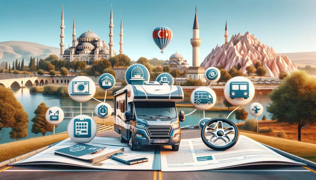 Paysage futuriste de voyage intelligent et technologies de transport.