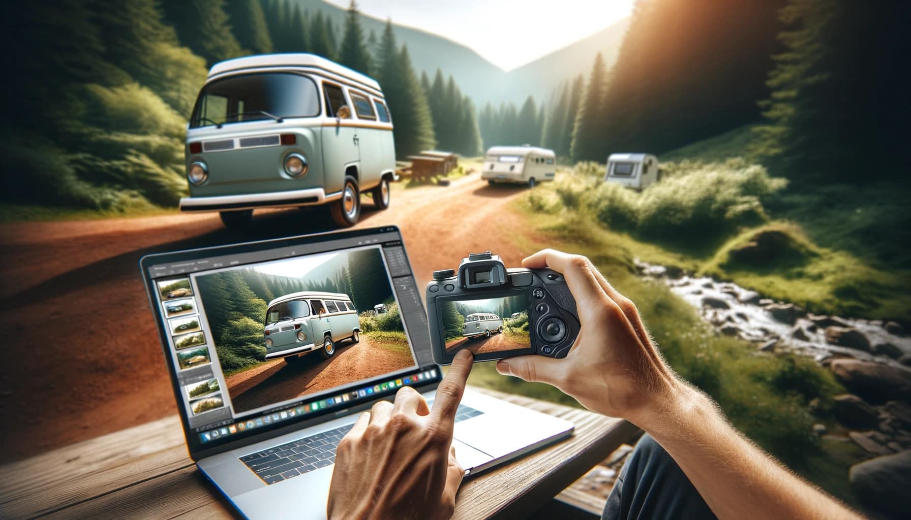photos de qualité pour vendre son camping car