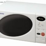 Micro-ondes Samsung blanc sur AutoCaravane.fr.