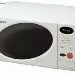 Micro-ondes Samsung blanc sur AutoCaravane.fr.