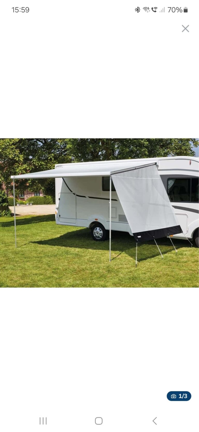 NEUF Thule sun blocker g2 side 3.00m – Omnistor