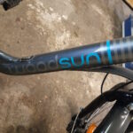 Cadre de vélo Sunn en gros plan.