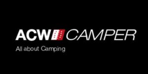 Logo ACWD Camper, slogan tout sur le camping
