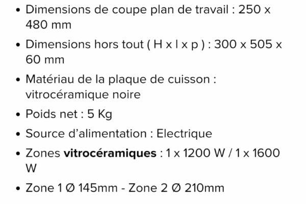Pagina promozionale per piani di cottura in ceramica