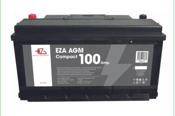 Batteria EZA AGM compatta da 100 Amp