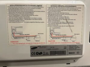 Micro onde 12 V SAMSUNG Roadmate