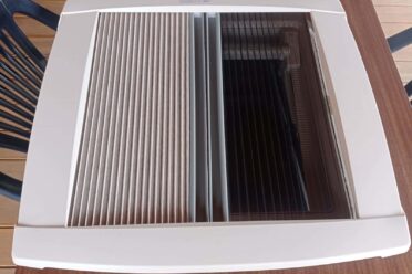 Climatiseur de plafond vue de dessus