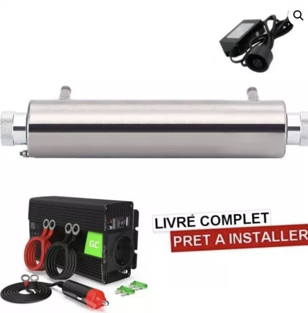Sterilisateur UV vehicule de loisir