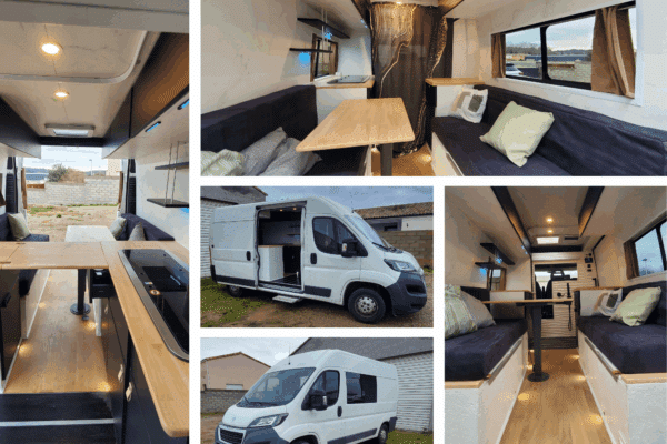 Wohnmobil modern mit eleganter und funktionaler Innenausstattung