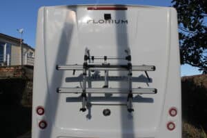 Porte-vélos monté sur camping-car Florium.