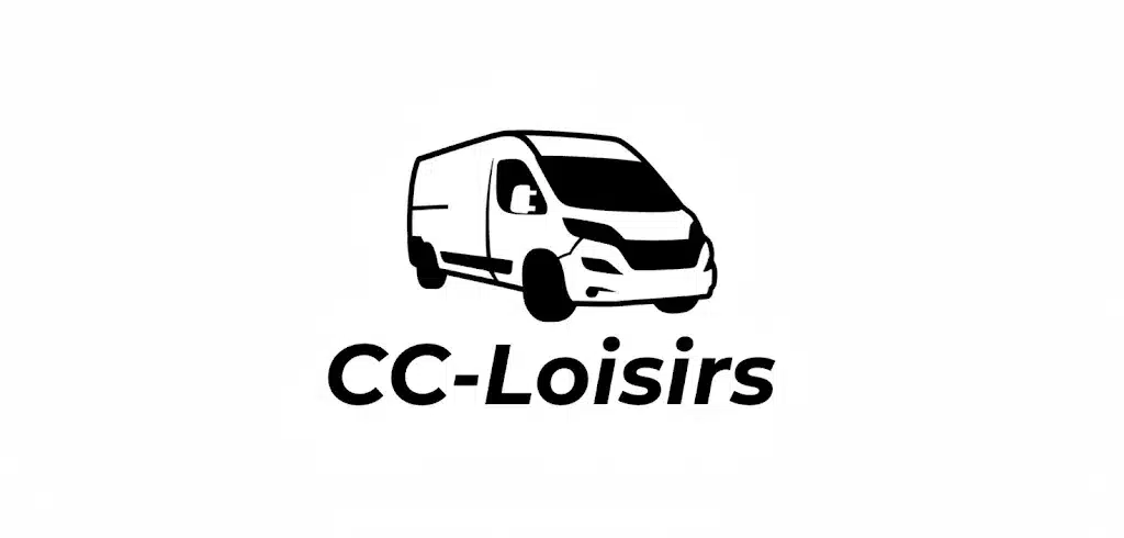 Logo de CC-Loisirs avec camionnette.