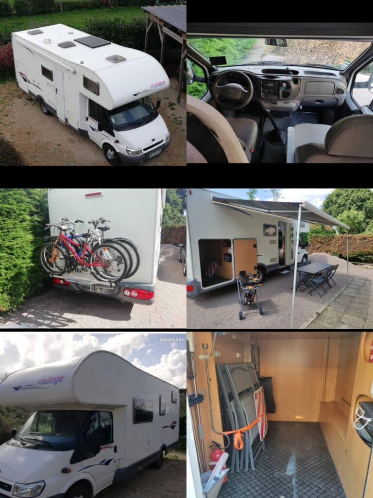 Camping-car capucine Challenger Genesis 47 Ford