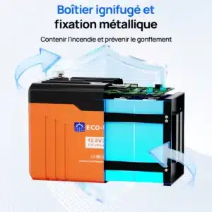 ECO-WORTHY Batterie Lithium 12V 300Ah LiFePO4