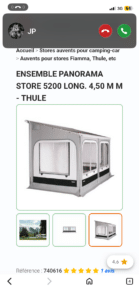 Vend auvent thulle omnistore panorama