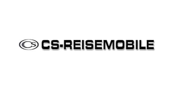 Logo noir CS-Reisemobile sur fond clair