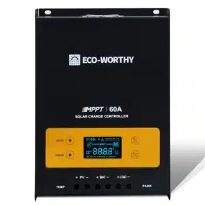 60A MPPT OLED Affichage Régulateur de Charge Solaire