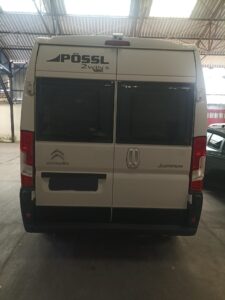Arrière camping-car Pössl 2Win S Plus blanc