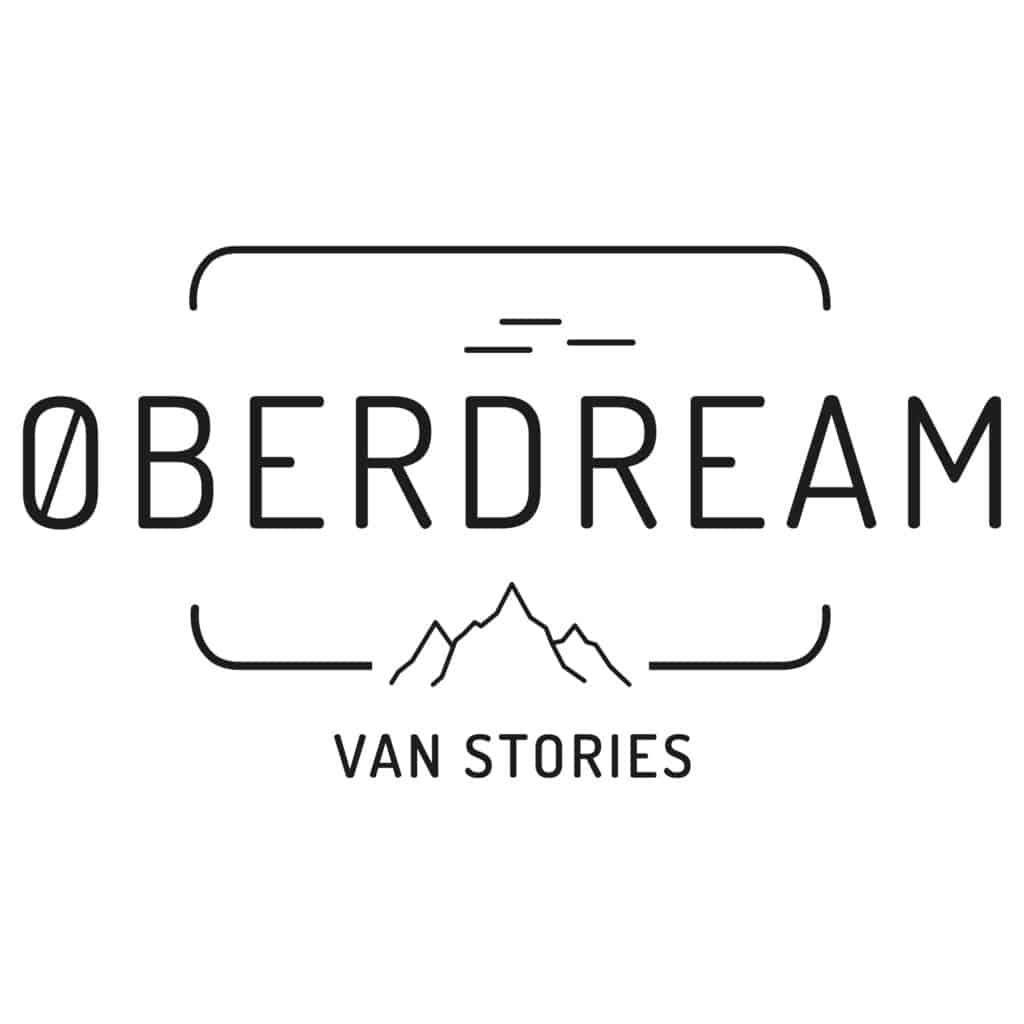 Logo Oberdream Van Stories avec montagne stylisée