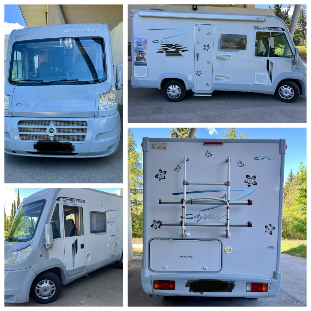 Camping-car intégral Pilote City-van CV57 Fiat