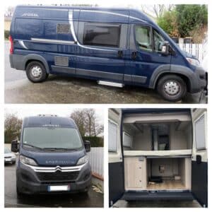 Fourgon aménagé Pössl Roadstar 600 W bleu