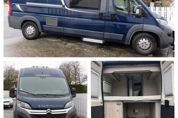 Fourgon aménagé Pössl Roadstar 600 W bleu