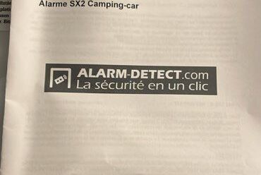 Notice Alarm SX2 pour camping-car
