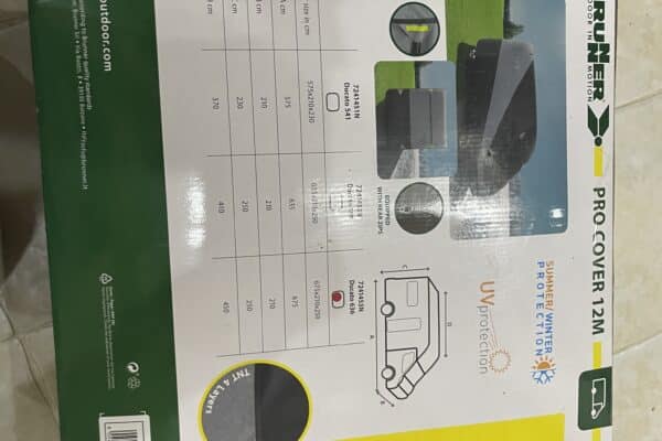 Boîte housse camping-car Brunner Pro Cover 12M