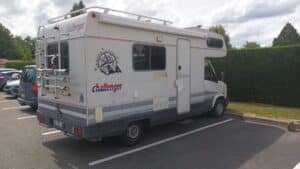 Camping-car capucine Challenger Peugeot
