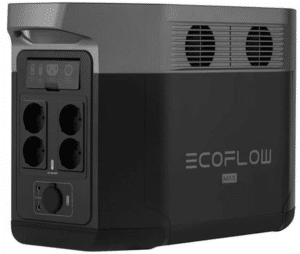 Station électrique portable EcoFlow Max noire