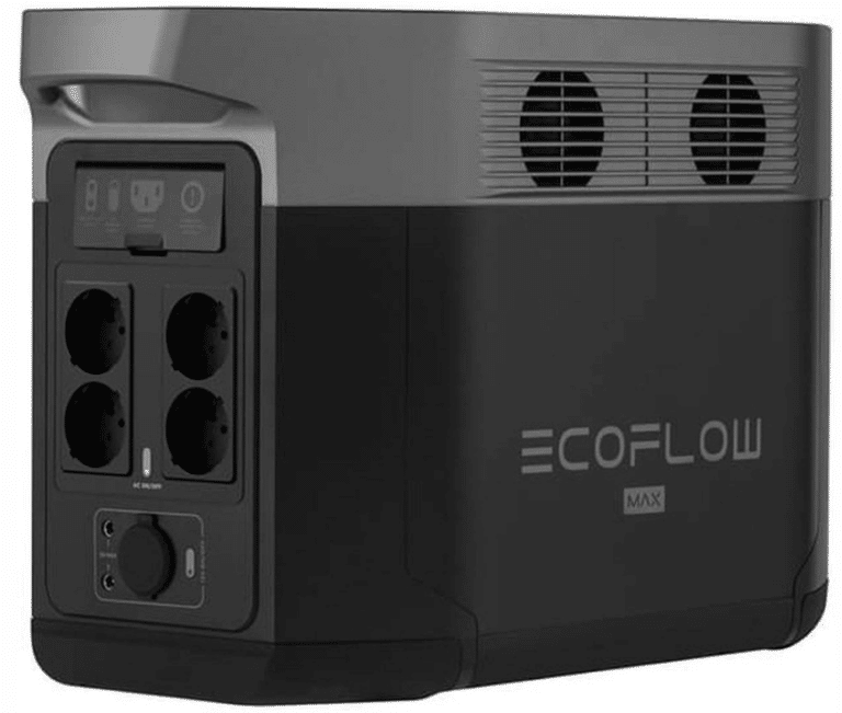Station électrique portable EcoFlow Max noire