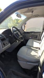 Intérieur cabine conducteur Volkswagen utilitaire