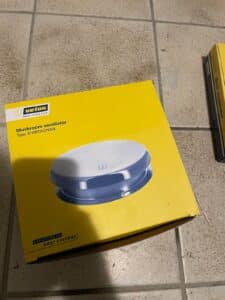 Boîte ventilateur champignon Vetus jaune
