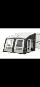 Auvent gonflable pour camping-car avec fenêtres