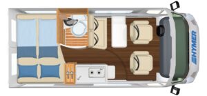 Fourgon aménagé Hymer Free 540 Blue Evolution Fiat