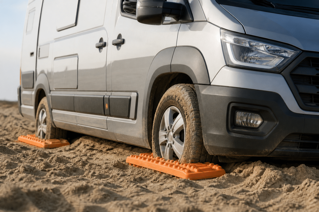 Plaques de désensablement : guide complet 2026 pour camping-caristes, vanlifers et pratiquants du 4x4