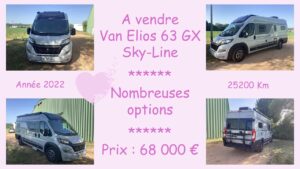 Van aménagé Elios Elios GX 63 sky-line Fiat