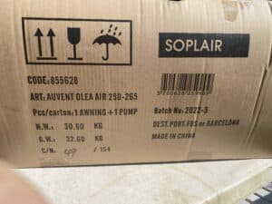 Auvent gonflable neuf