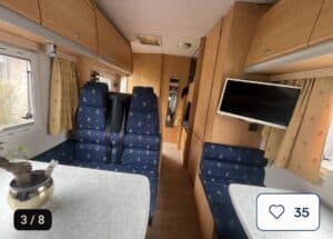 Camping-car capucine Challenger Fiat