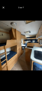 Camping-car capucine Challenger Fiat