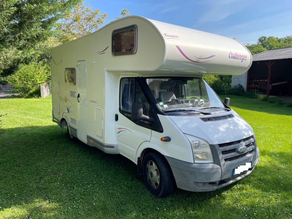 Camping-car capucine Challenger TRANSIT Ford