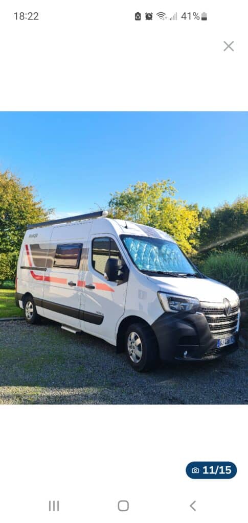 Fourgon aménagé Rimor 2,3 dci 145cv Renault