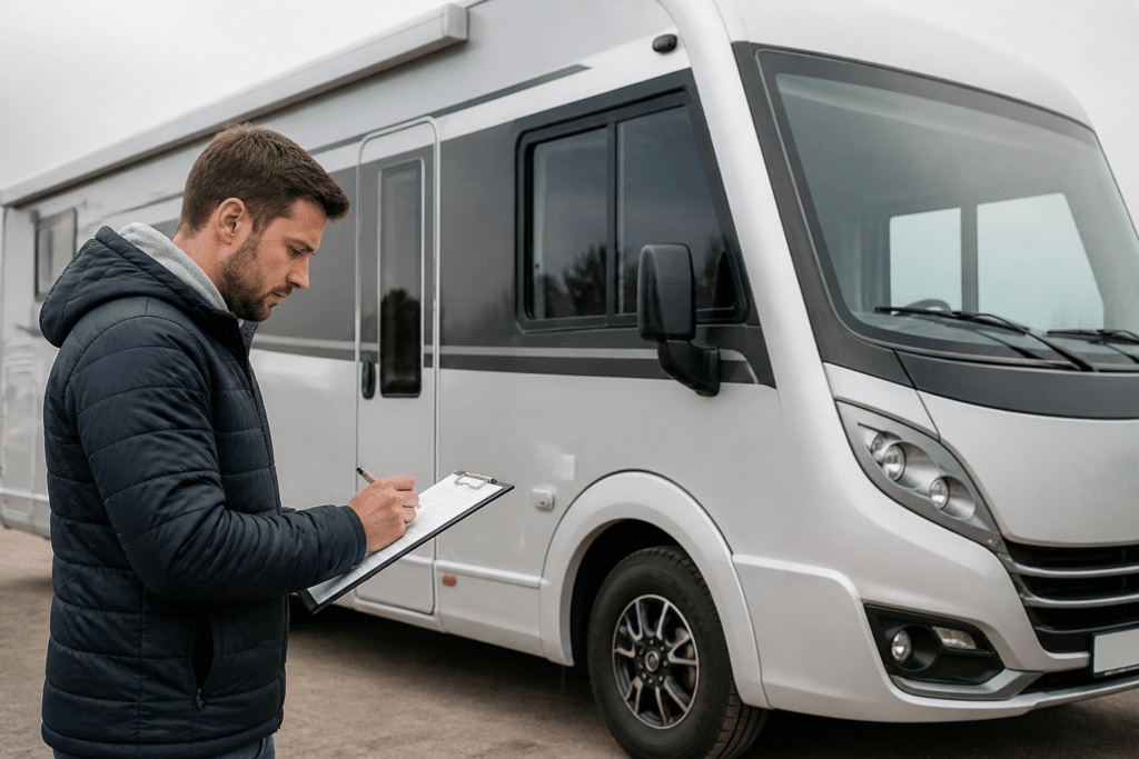 Vollintegriertes Wohnmobil gebraucht kaufen: Checkliste