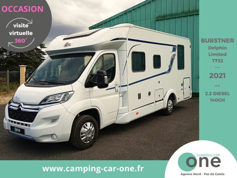 Camping-car Burstner Delphin Limited T732 2021 à vendre.