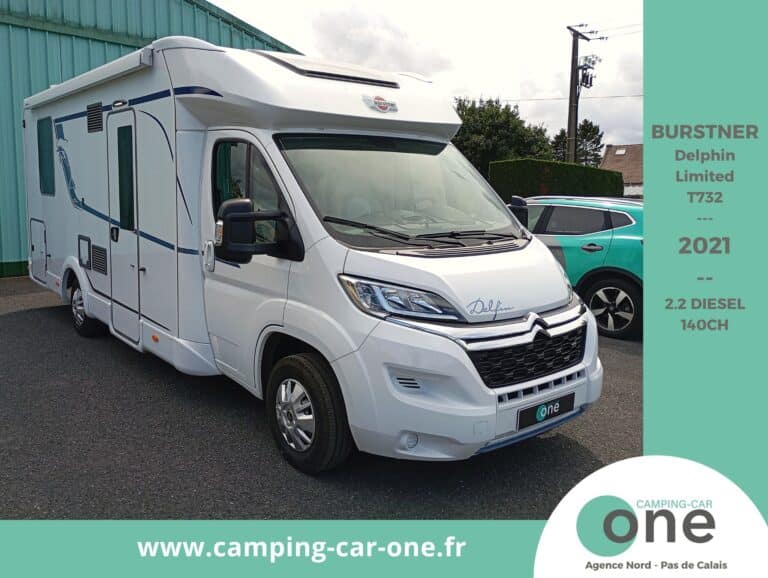 Camping-car Burstner Delphin T732, 2021 à vendre.