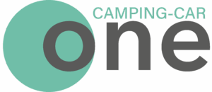 Logo vert et noir de Camping-Car One.