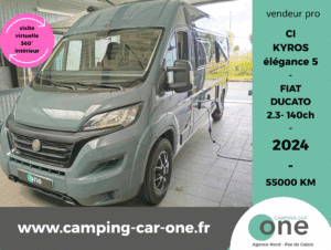 Camping-car CI Kyros 2024, Fiat Ducato 140ch.