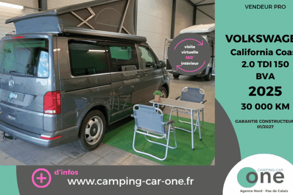 Camping-car Volkswagen California 2025 à vendre