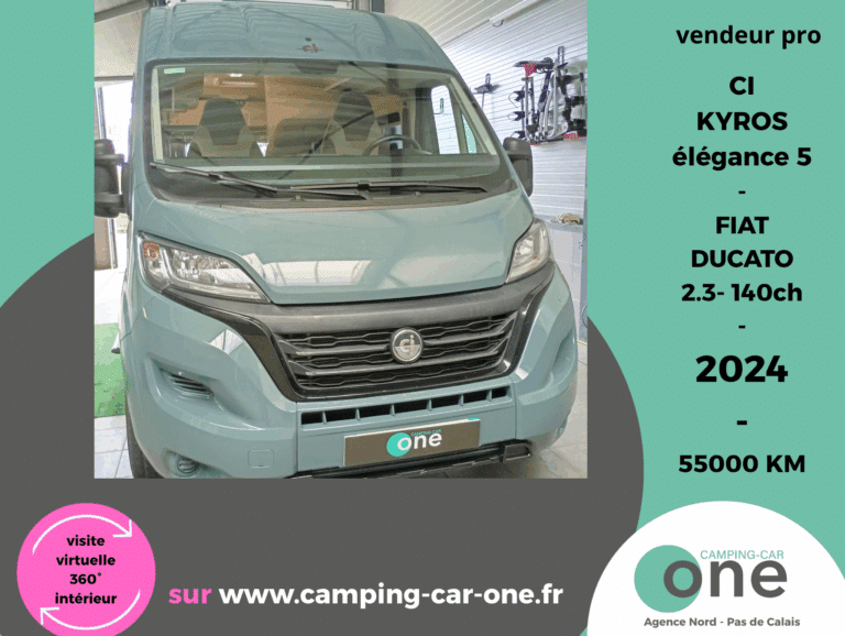 Camping-car CI Kyros Élégance 5 à vendre 2024.