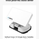 Antenne satellite Selfsat Snipe V3 en promotion