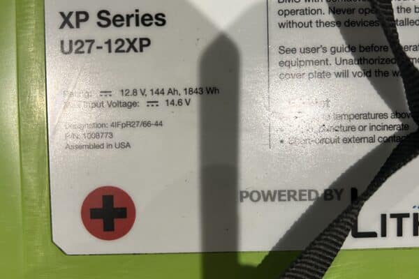 Batteria al litio Valence XP Series U27-12XP